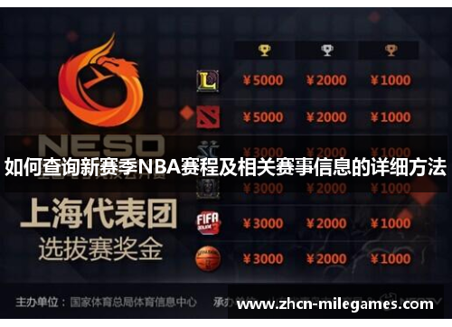 如何查询新赛季NBA赛程及相关赛事信息的详细方法